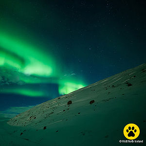 Heiße Quellen Island Polarlichter