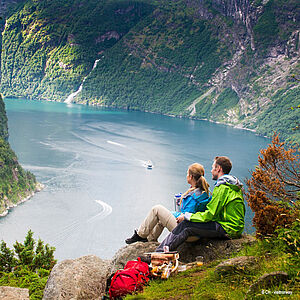 Geiranger Fjord Urlaub Norwegen