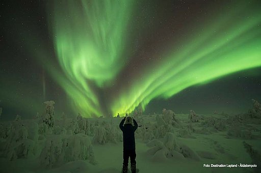 ...& noch das I-Tüpfelchen: Die Nordlichter: