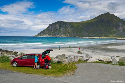 Entspannt unterwegs - Mit dem Auto auf den Lofoten
